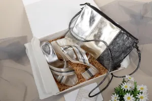 Tribeca Metallic Leather Combo