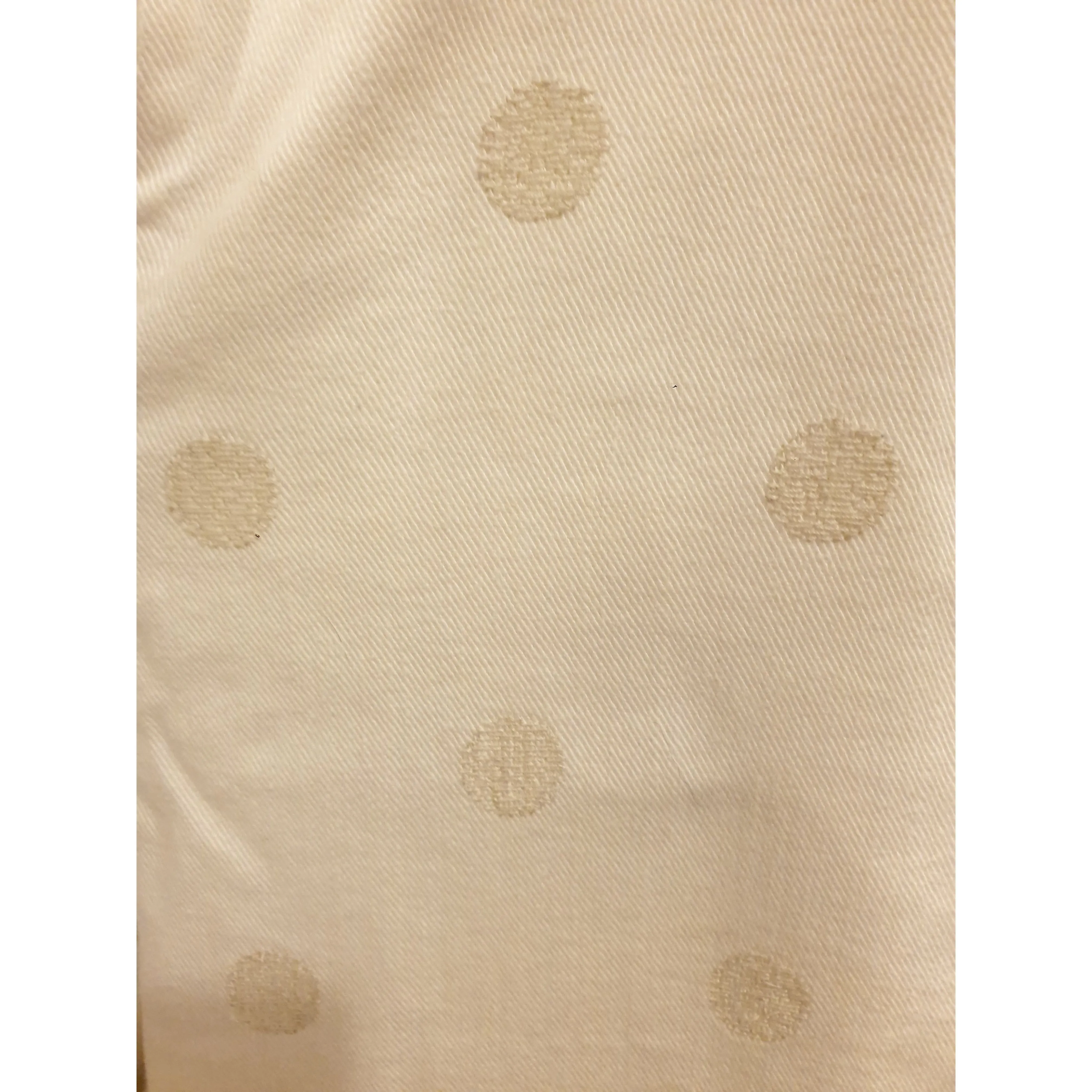 TS white straight leg jeans with  polka dots size S (fits 10)