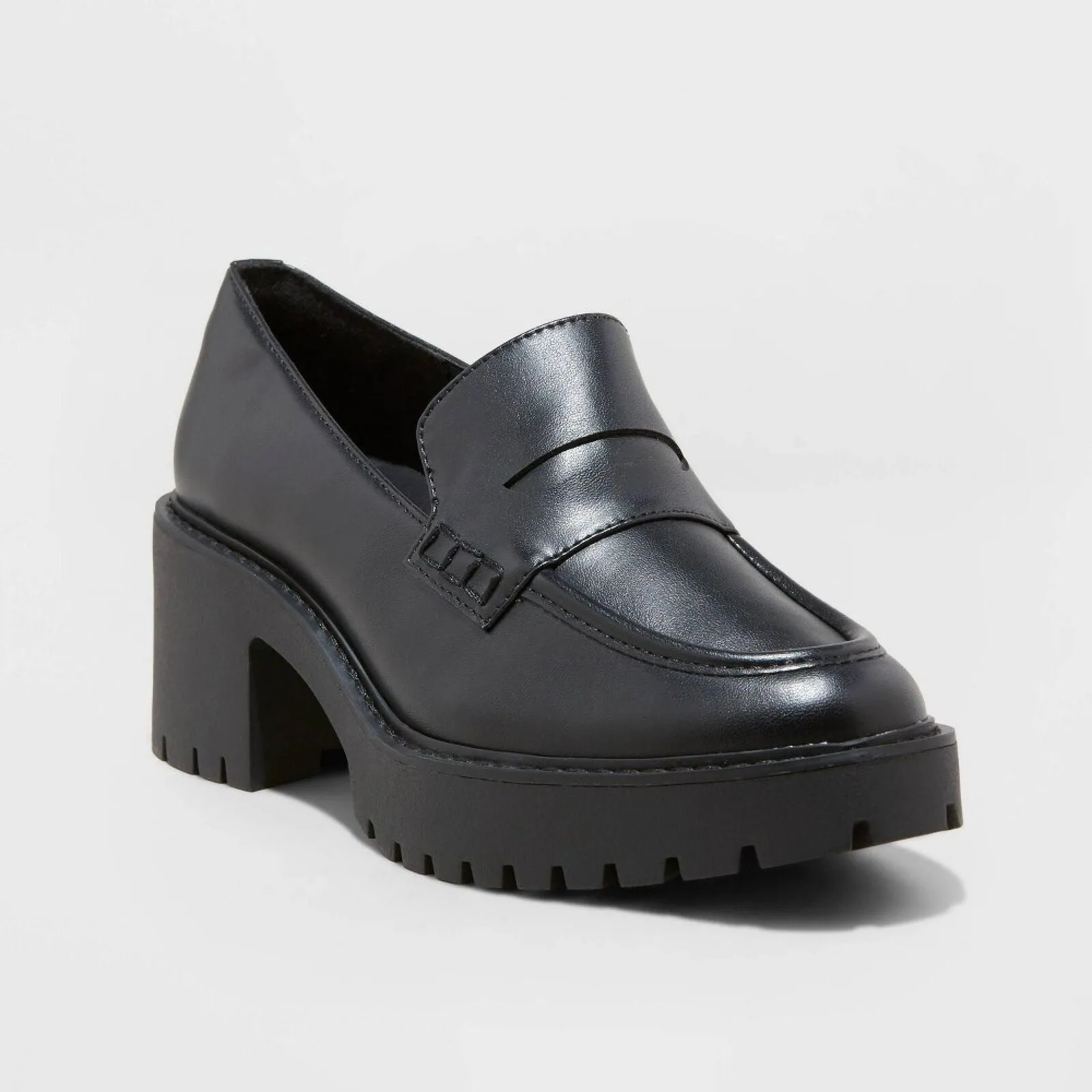 Universal Thread Women's Maisy Loafer Heels 87931757 Black 6M