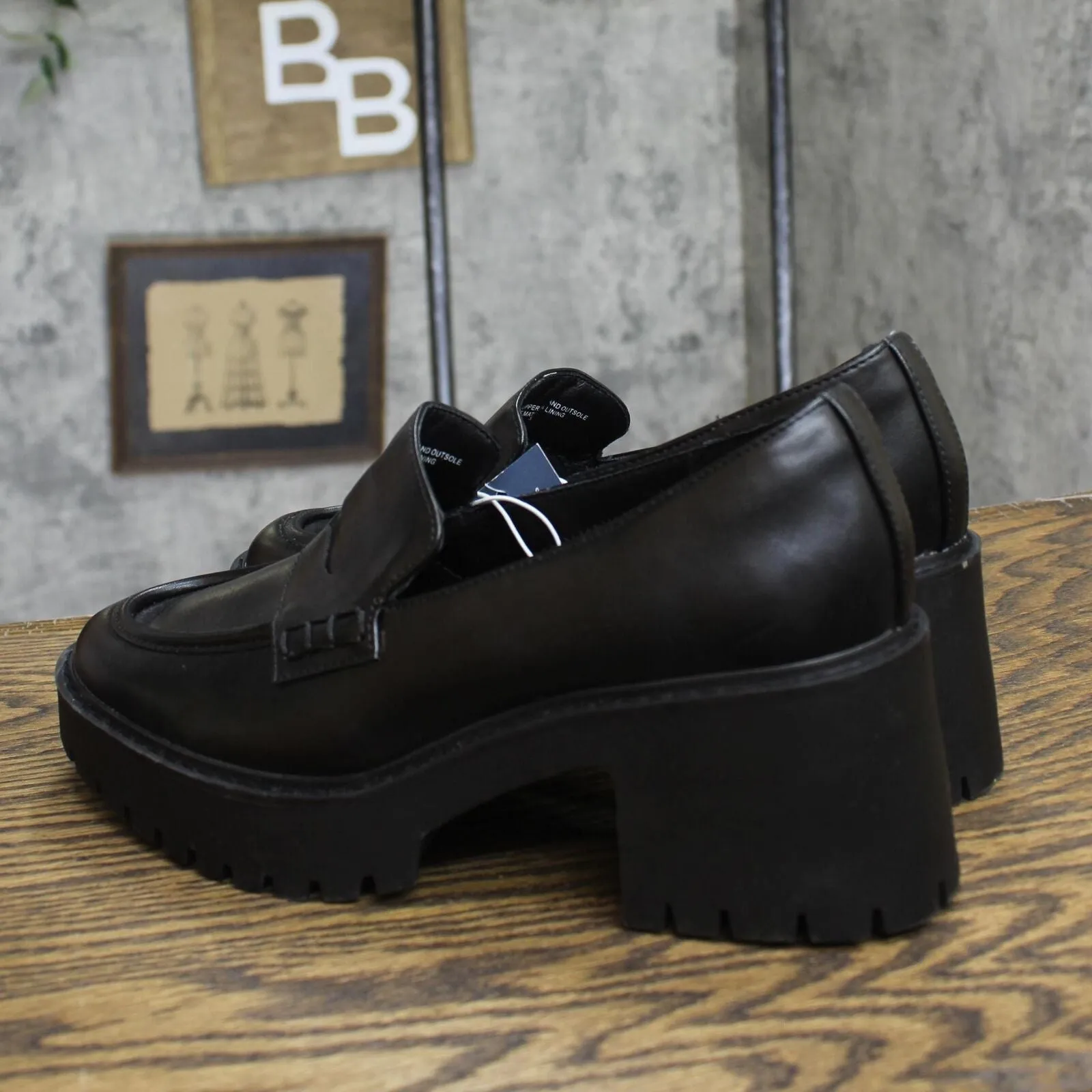 Universal Thread Women's Maisy Loafer Heels 87931757 Black 8.5M