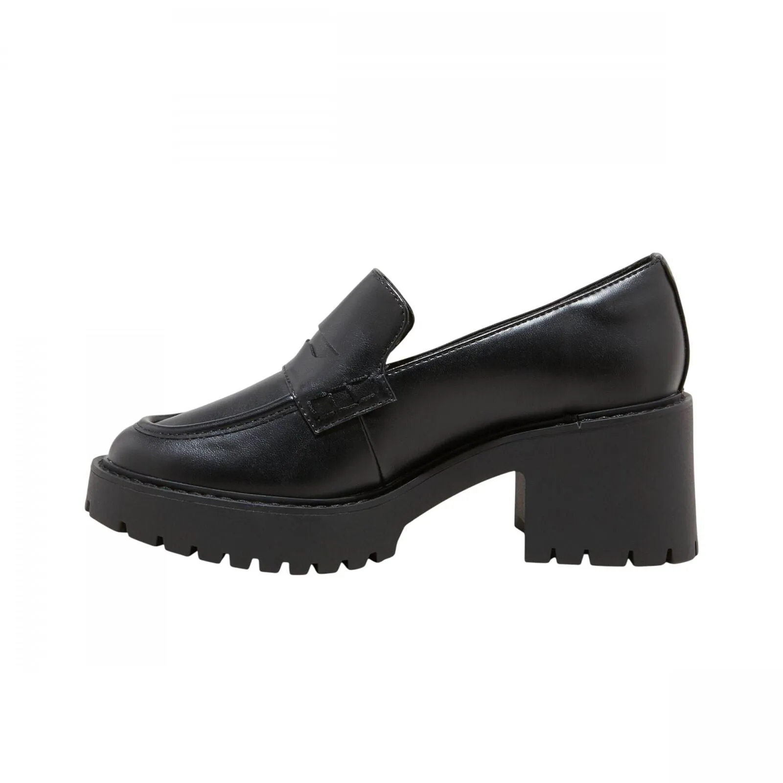 Universal Thread Womens Maisy Loafer Heels with Memory Foam Insole Black 9.5M