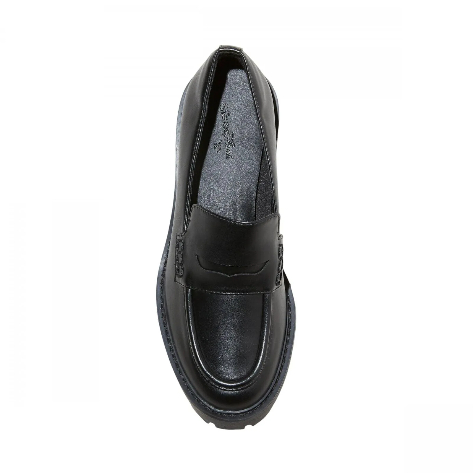 Universal Thread Womens Maisy Loafer Heels with Memory Foam Insole Black 9.5M