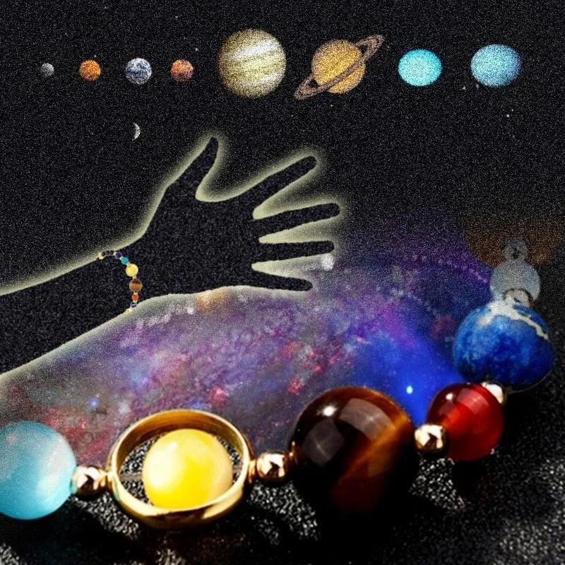 Universe Bracelet – Solar System Stone Bracelet