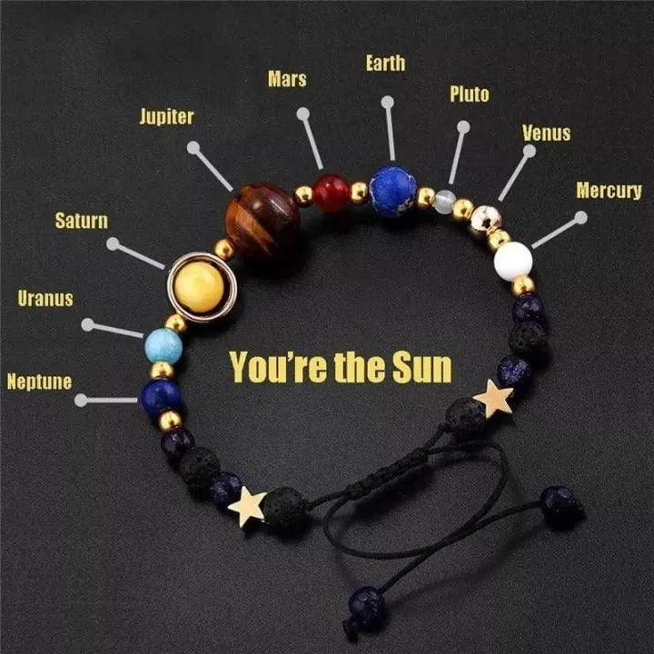 Universe Bracelet – Solar System Stone Bracelet