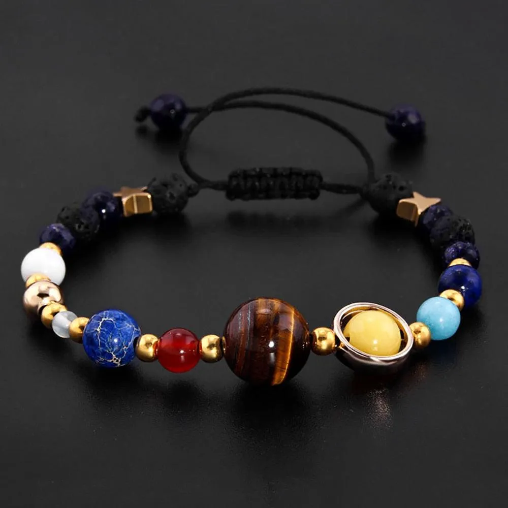 Universe Bracelet – Solar System Stone Bracelet