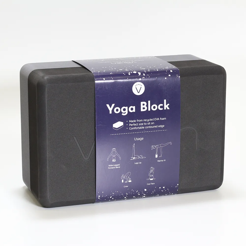 Vaken Recycled Foam Yoga Block - Power