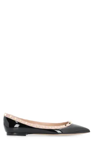 Valentino Garavani - Rockstud leather ballet flats