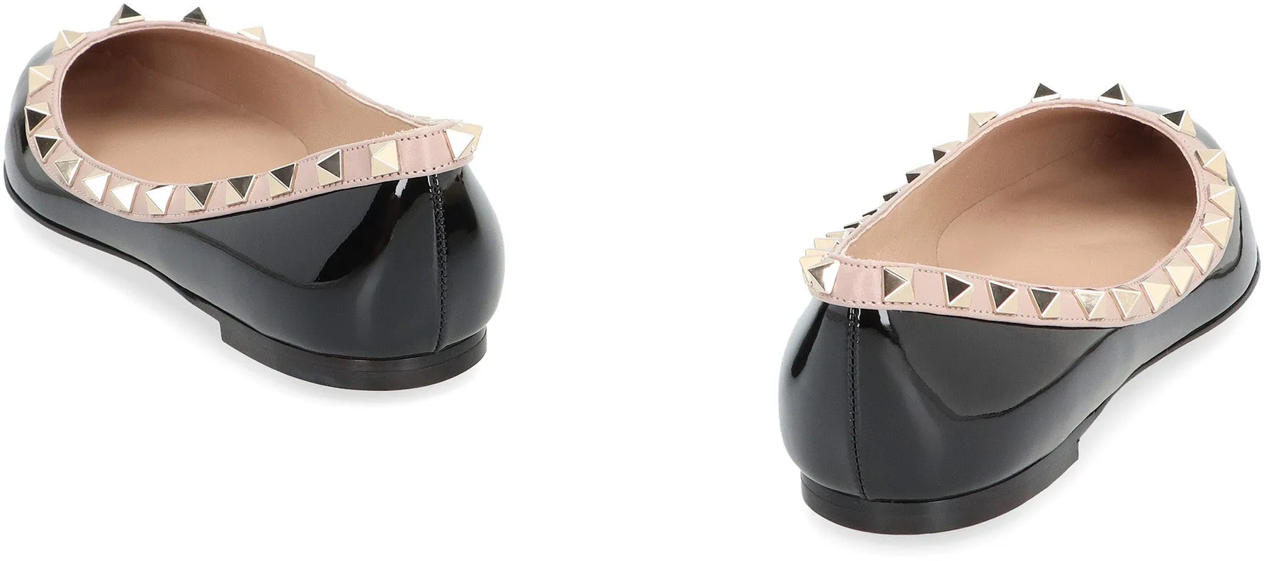 Valentino Garavani - Rockstud leather ballet flats