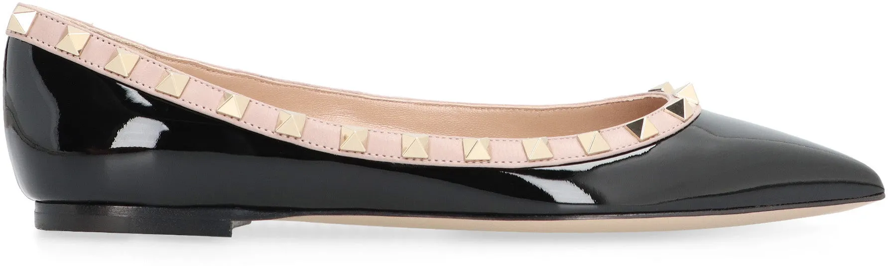Valentino Garavani - Rockstud leather ballet flats