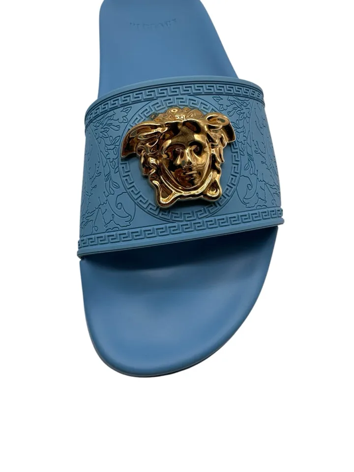 Versace Palazzo Medusa Pool Slides Women's Size 9.5