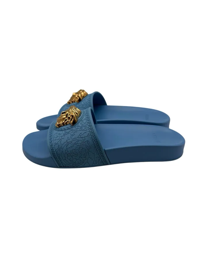 Versace Palazzo Medusa Pool Slides Women's Size 9.5