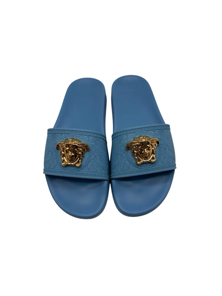 Versace Palazzo Medusa Pool Slides Women's Size 9.5