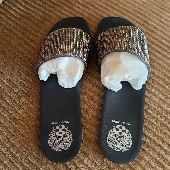Vince Camuto Jaquell Slide Sparkle Sandal Size 6
