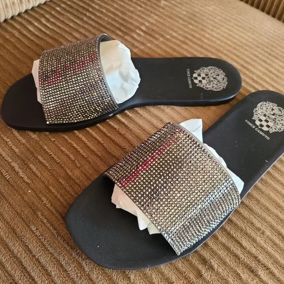Vince Camuto Jaquell Slide Sparkle Sandal Size 6