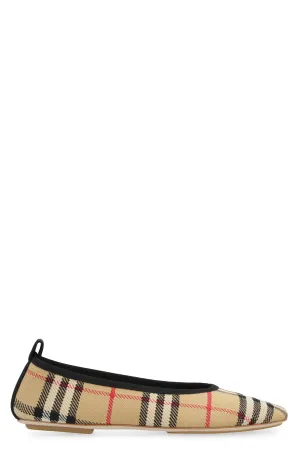 Vintage Check ballet flats