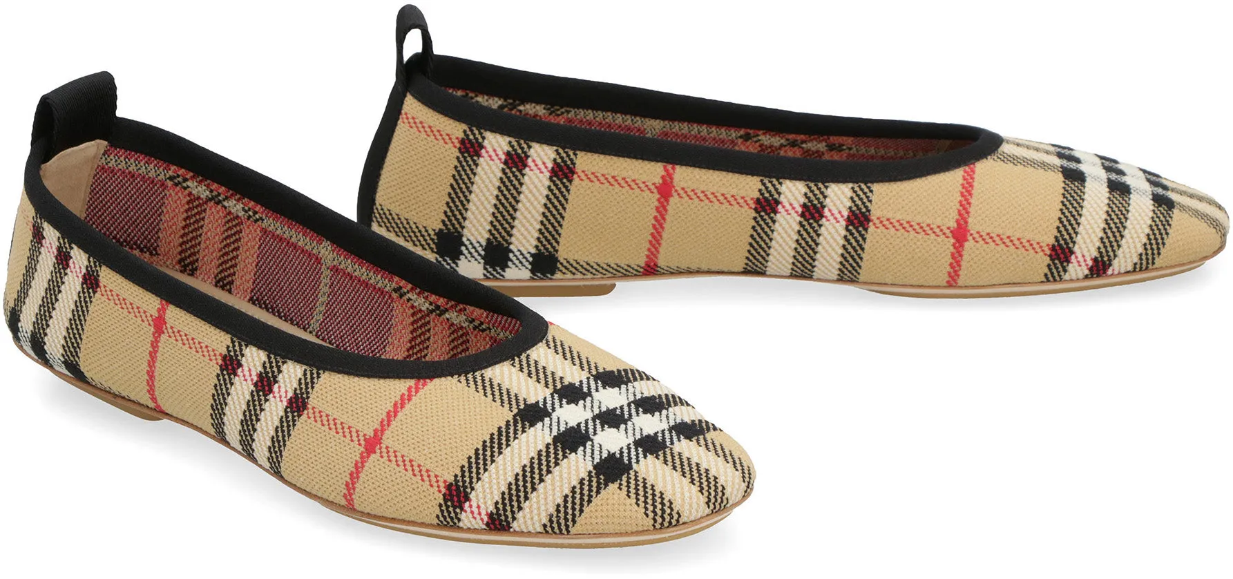 Vintage Check ballet flats