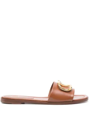Vlogo signature leather sandals