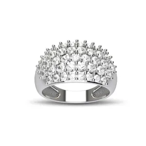 White Topaz Fashion Ring in Sterling Silver