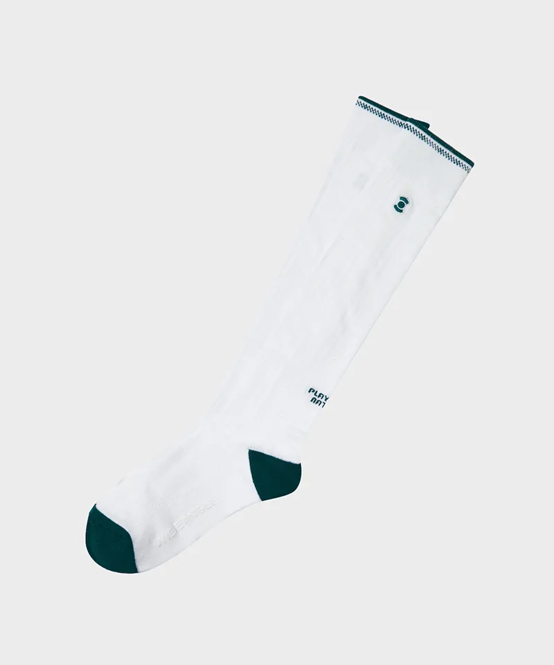 WideAngle: Co Tab Block Knee Socks- 3 colors
