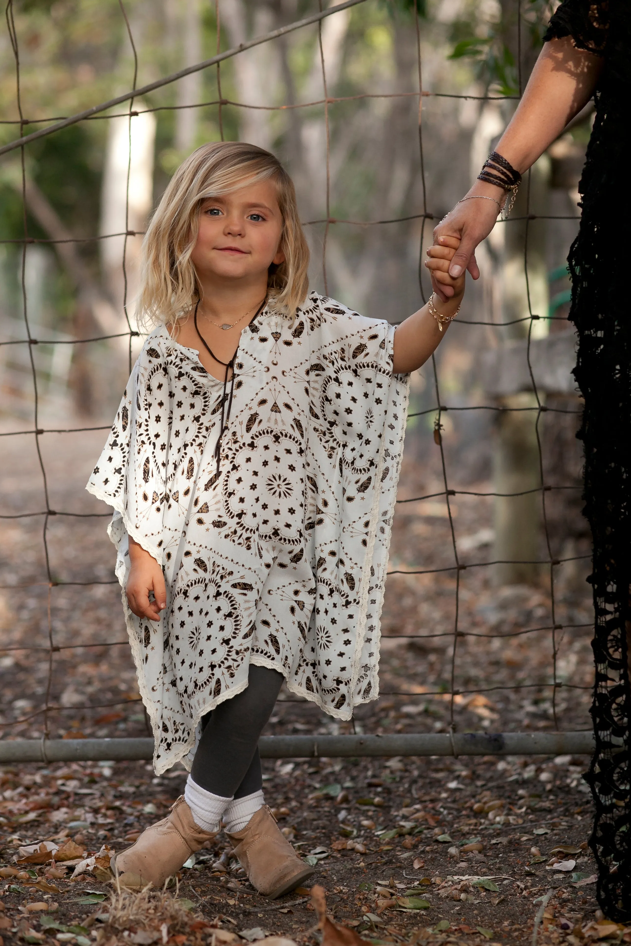 Wildflower Leather Necklace Mommy & Me Set