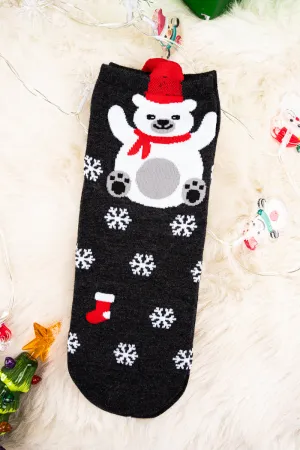 Winter Wonderland Bear Socks