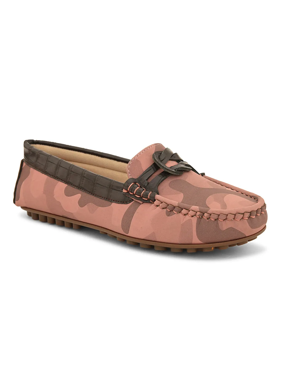 Women Printed Camo Loafers