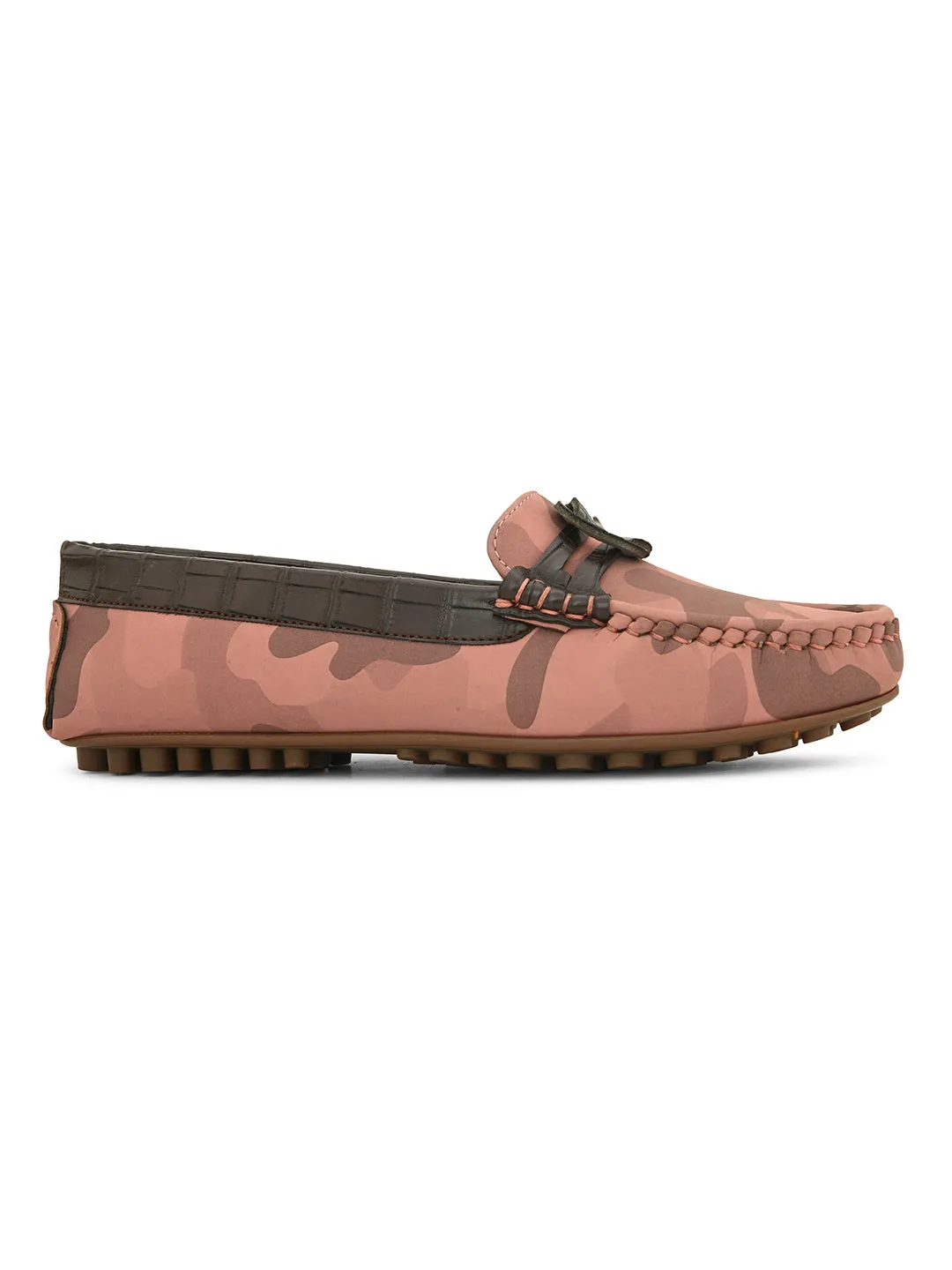 Women Printed Camo Loafers
