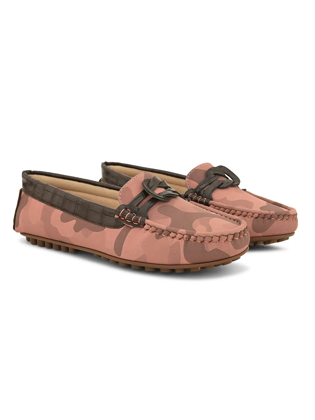 Women Printed Camo Loafers