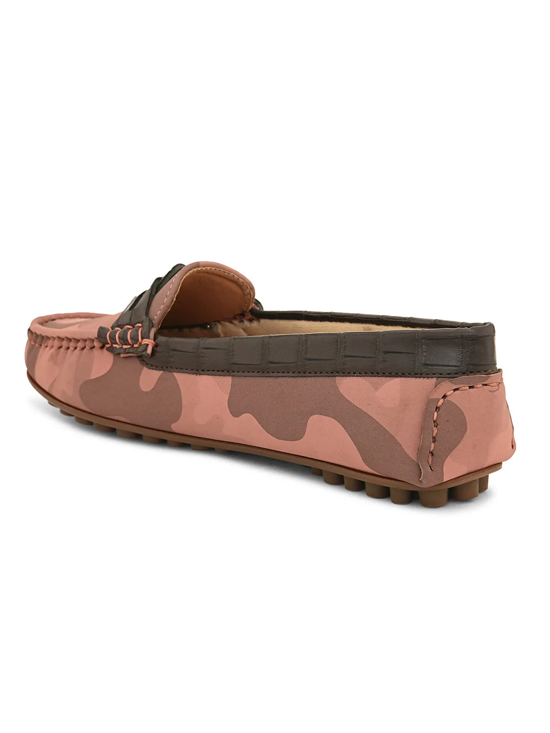 Women Printed Camo Loafers