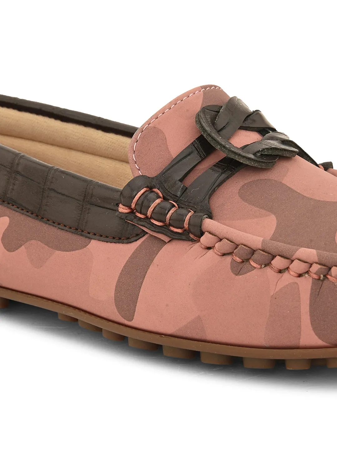 Women Printed Camo Loafers
