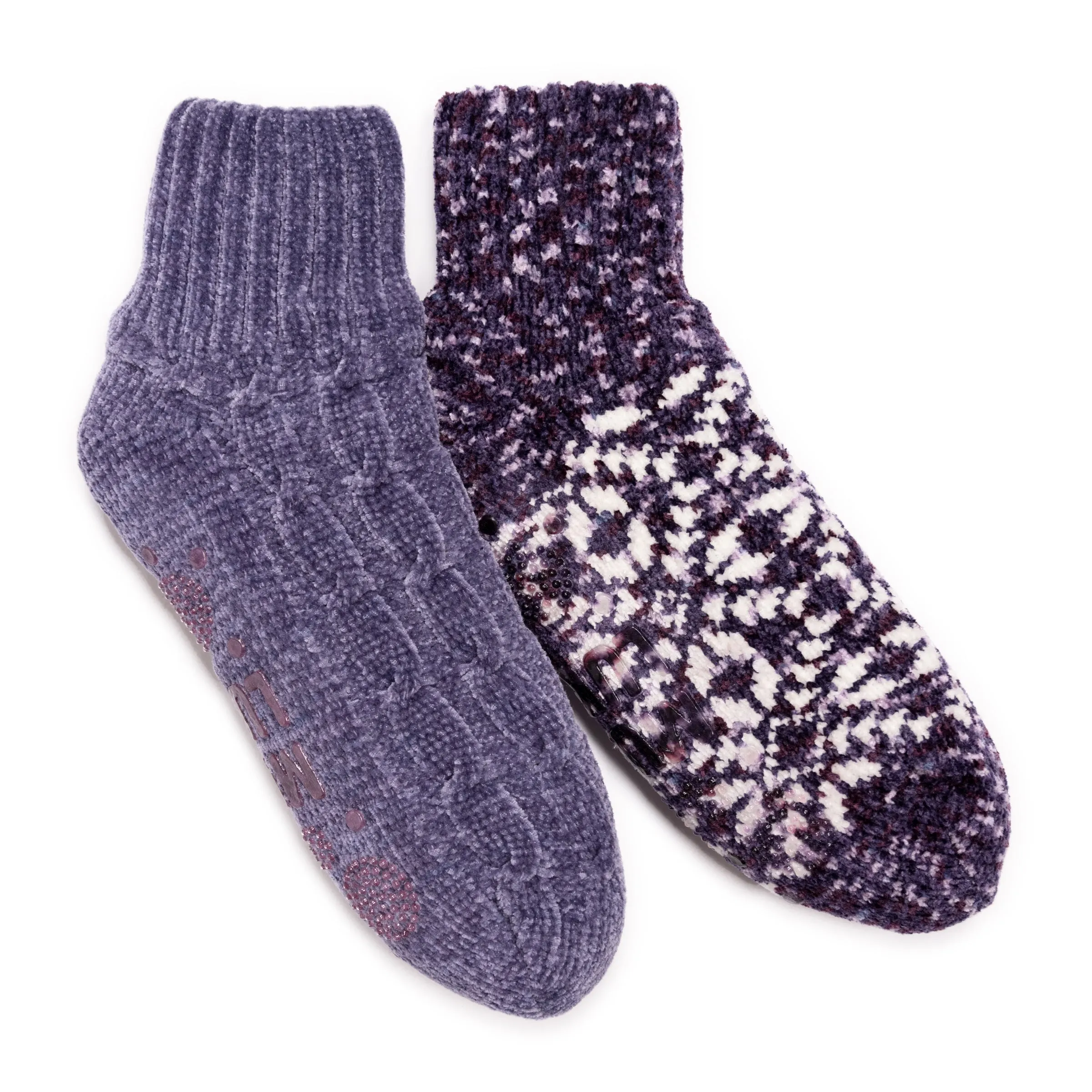 Women's 2 Pair Pack Shortie Chenille Cabin Socks