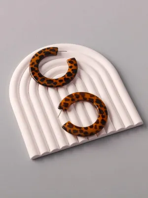 WOMEN'S ANIMAL PRINT EARRINGS