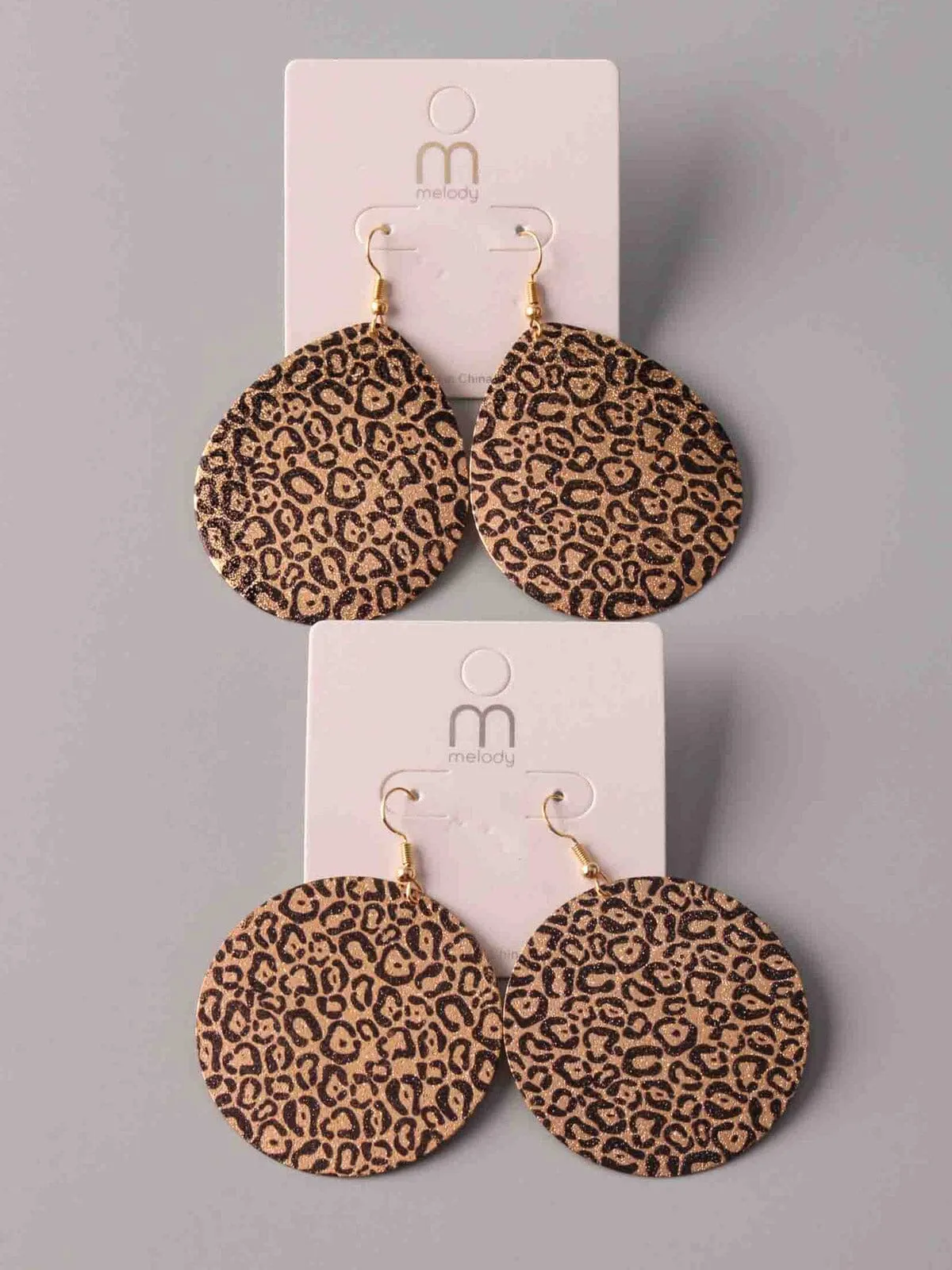 WOMEN'S ANIMAL PRINT EARRINGS