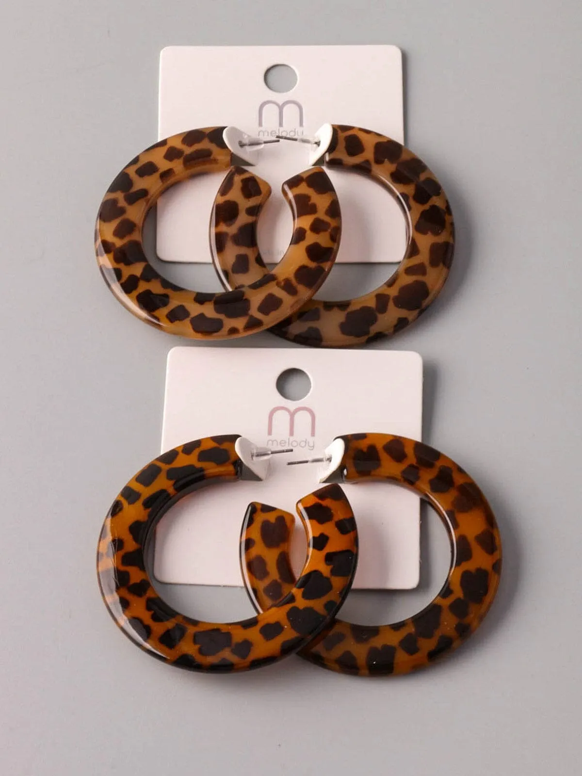 WOMEN'S ANIMAL PRINT EARRINGS