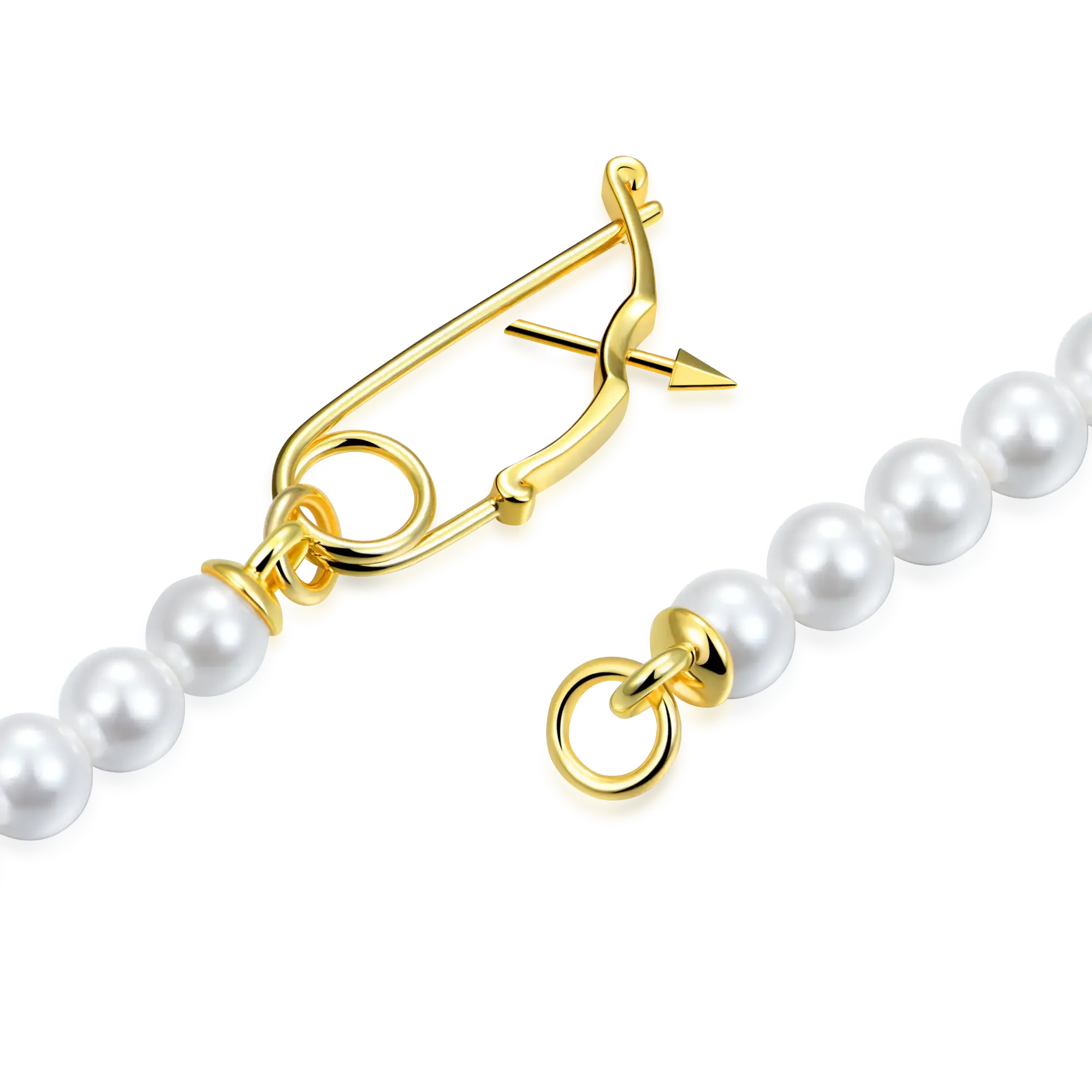 Women's APORRO Pearl Clavicle Chain - 8mm