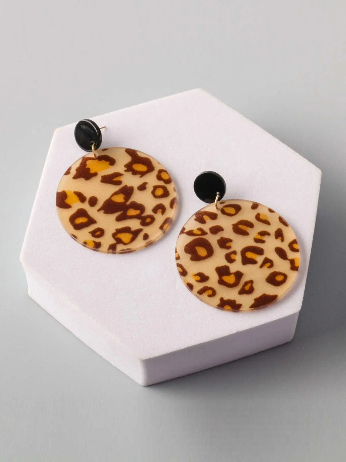 WOMEN'S ASSORTED ANIMAL PRINT EARRINGS