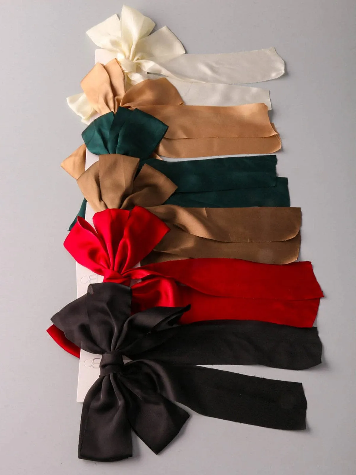 WOMEN'S ASSORTED COLORS BOW HAIR CLIPS