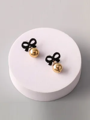 WOMEN'S ASSORTED PEARL BOW EARRINGS