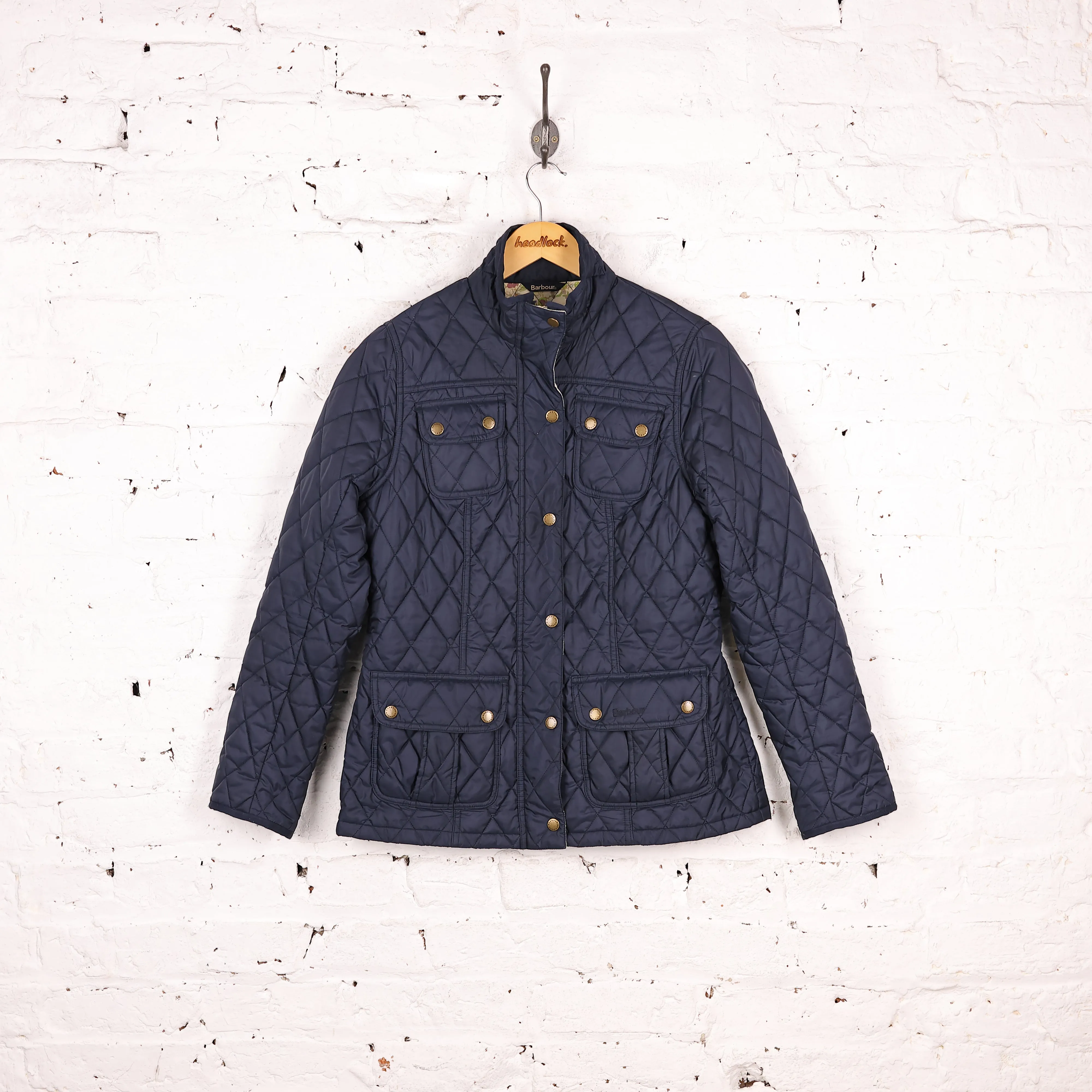 Women's Barbour Rebecca Utility Quilt Jacket - Blue - Women's M