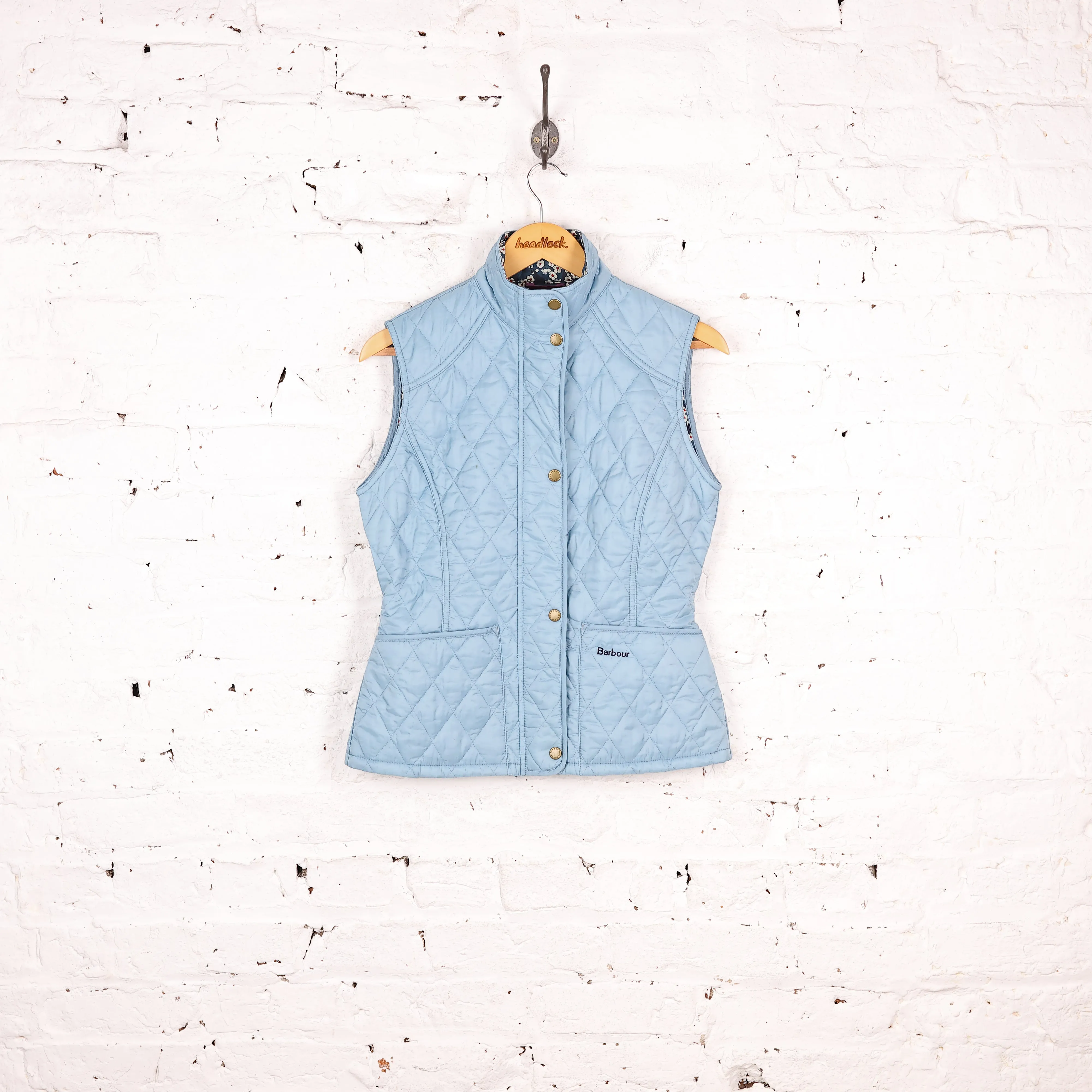 Women's Barbour Summer Liberty Liddesdale Quilted Gilet - Blue - Women's S