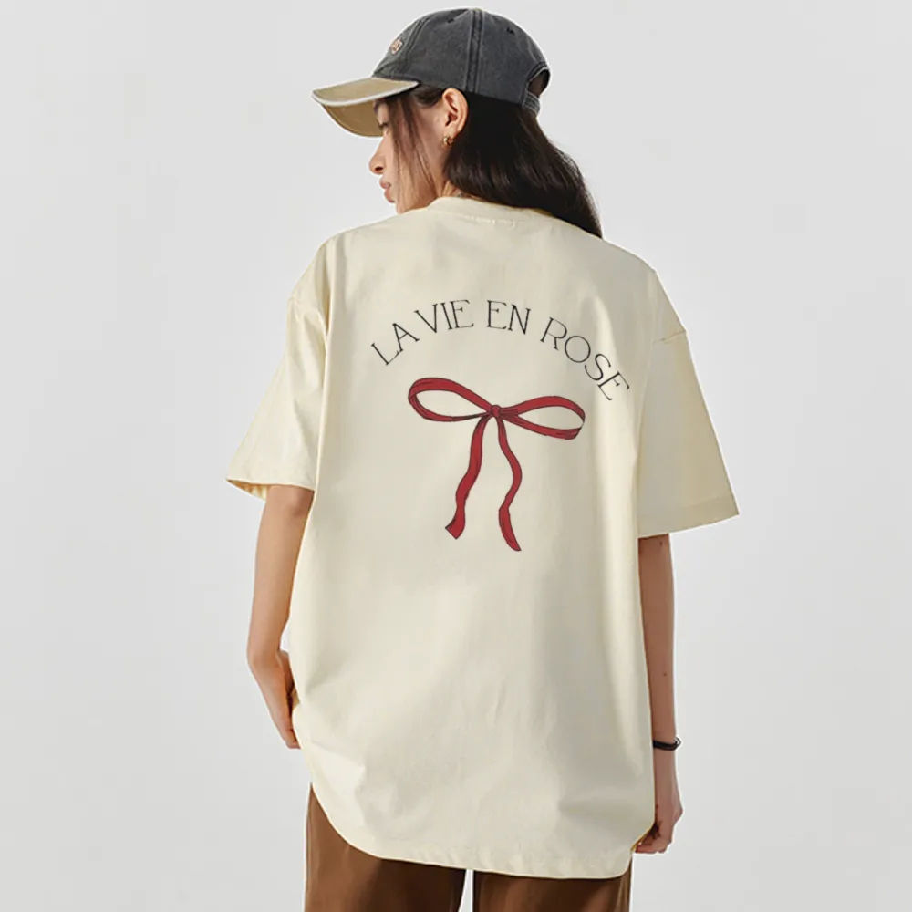 Women's Bow Reversible Print T-Shirt
