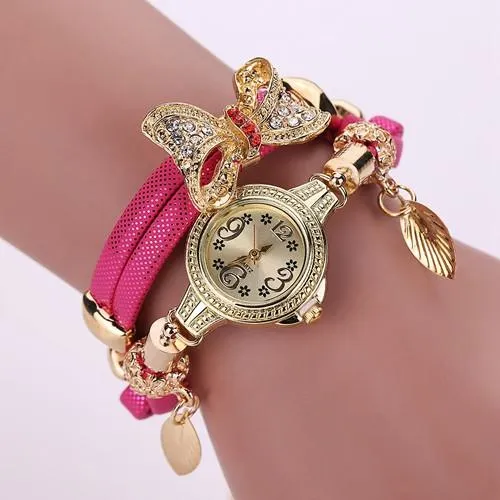 Women's Bow Tie Fashion Watch In 7 Colors!