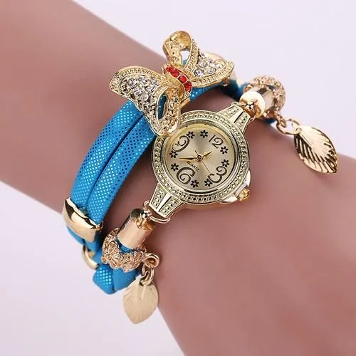 Women's Bow Tie Fashion Watch In 7 Colors!