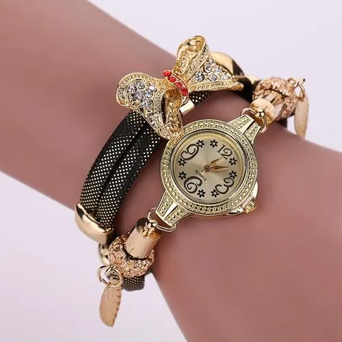 Women's Bow Tie Fashion Watch In 7 Colors!