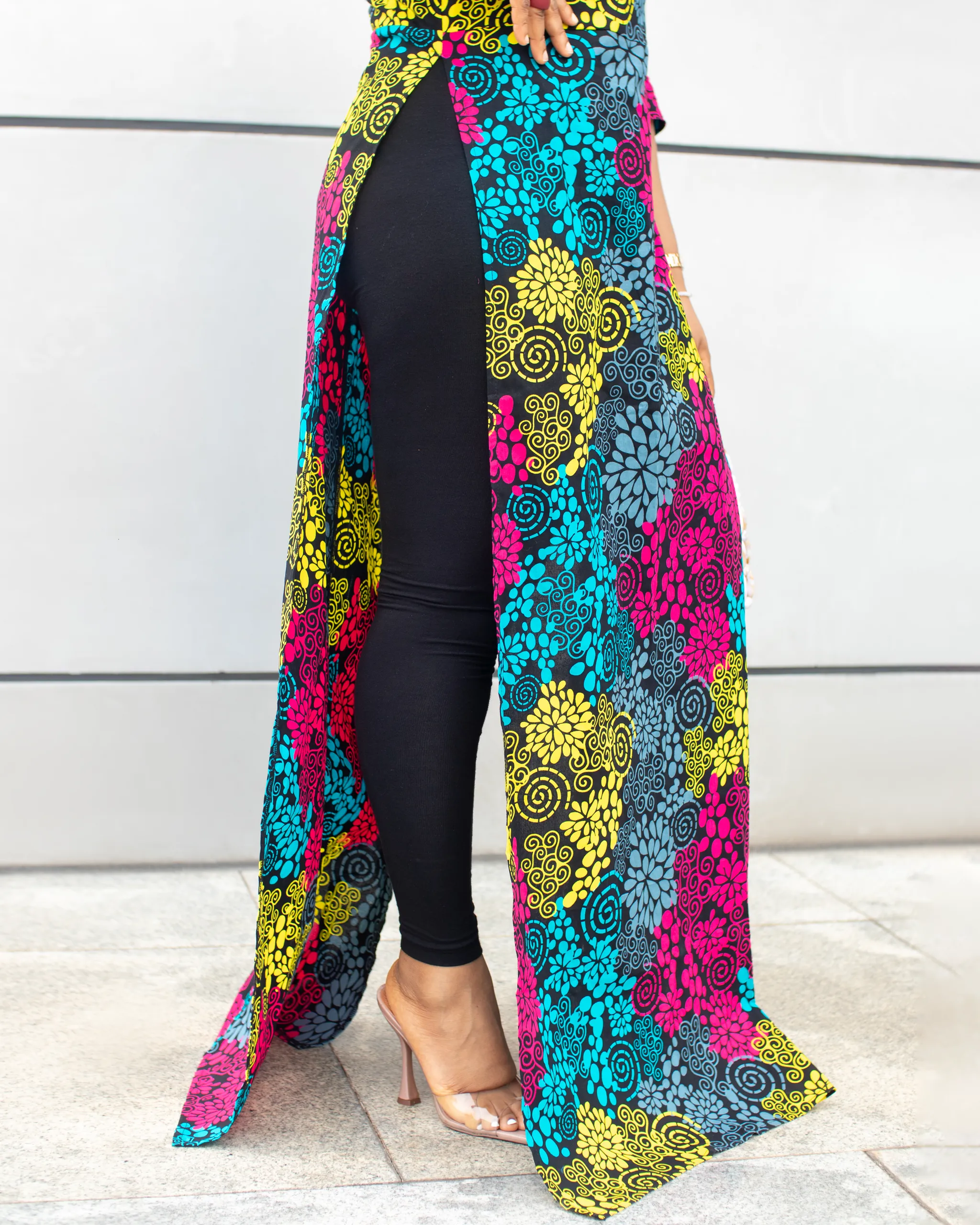 Women's Casual Print Kaftan Maxi Dress
