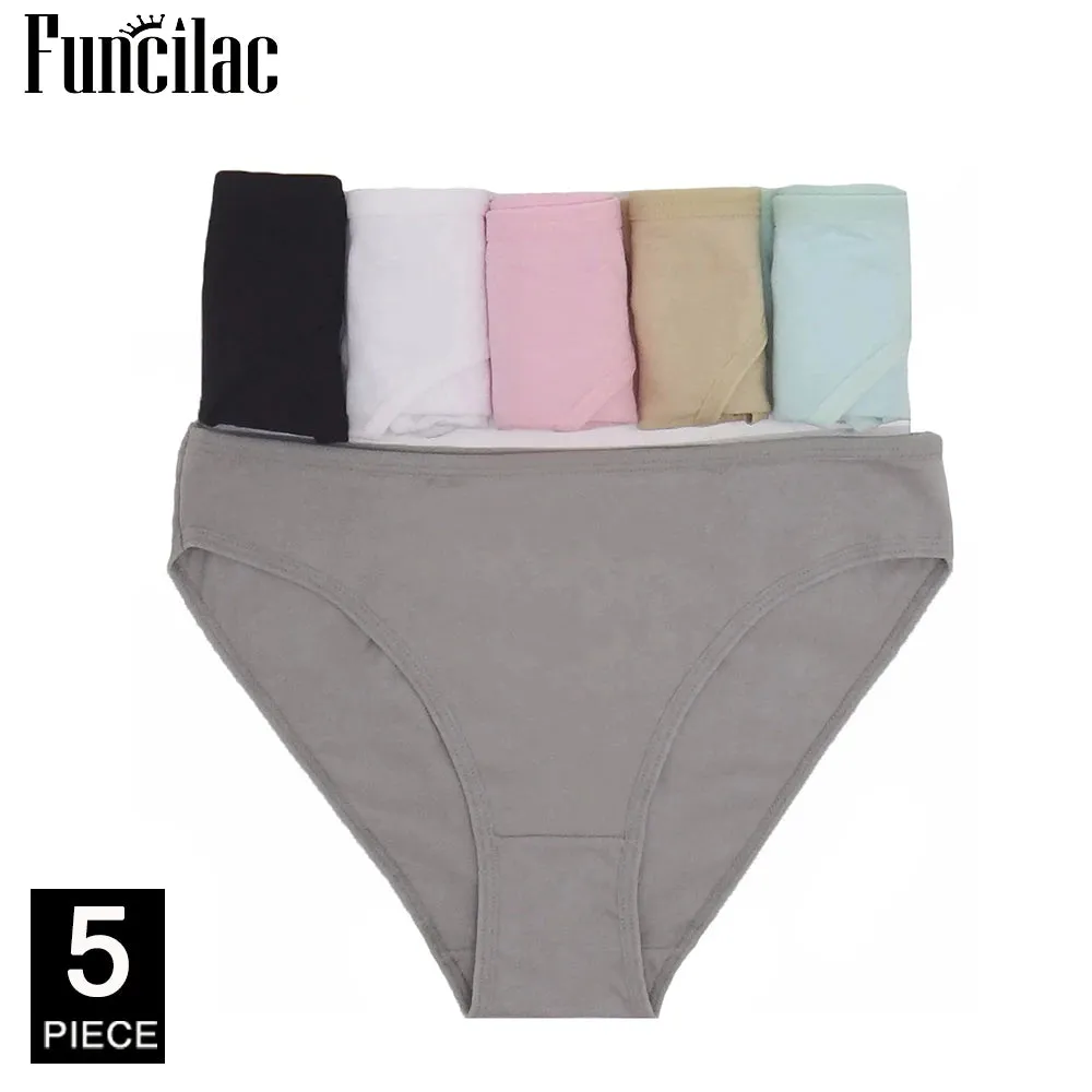 Women's Cotton Panties 5-Piece Set
