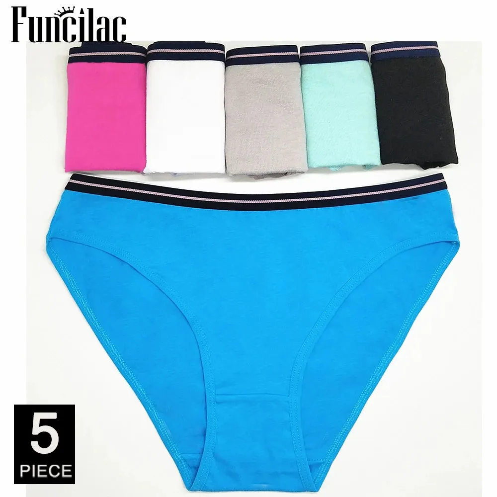 Women's Cotton Panties 5-Piece Set