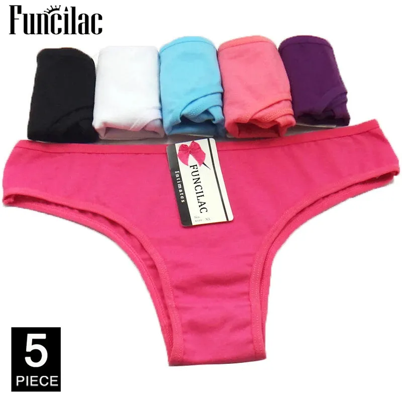 Women's Cotton Panties 5-Piece Set