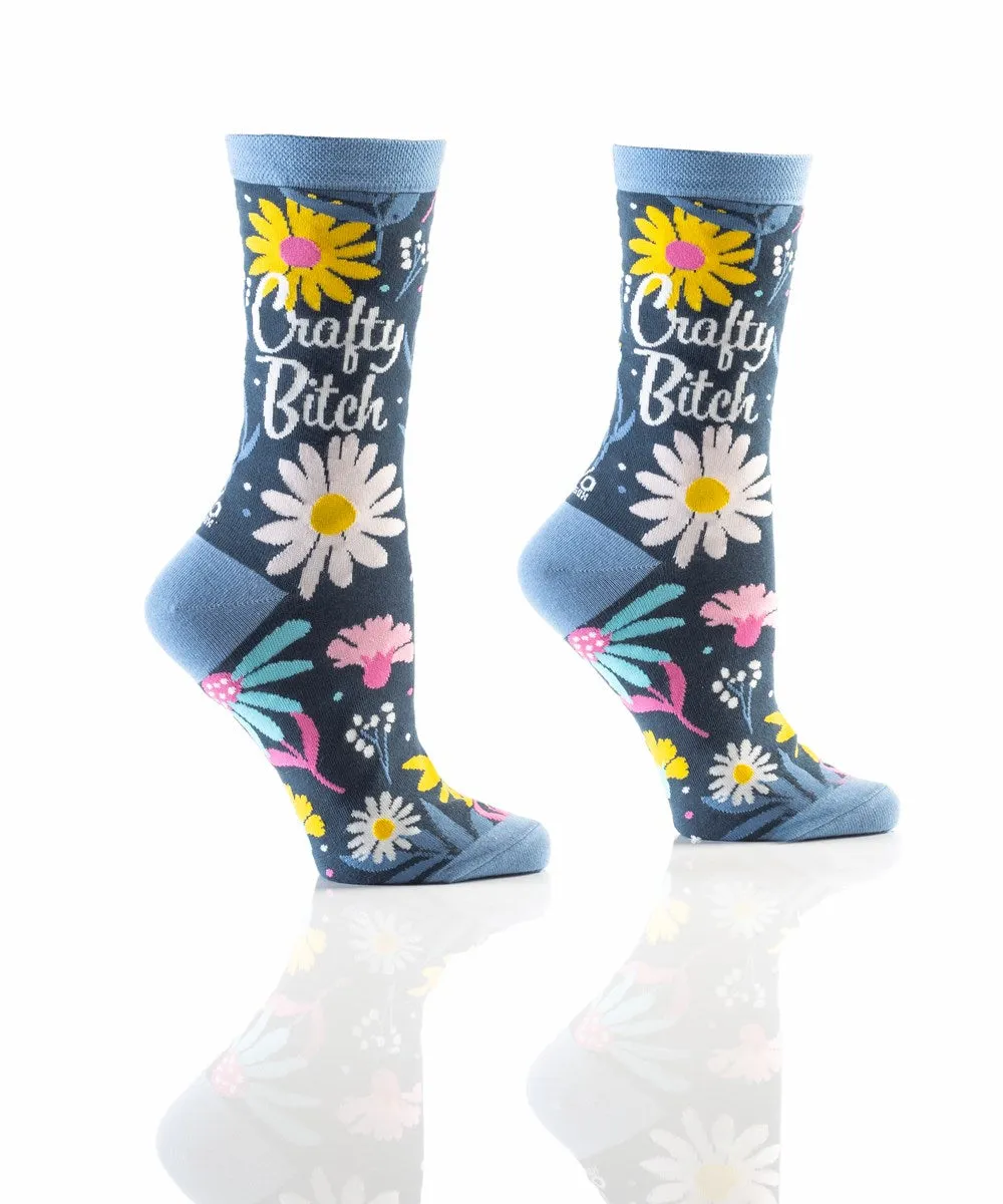 Women's Crew Sock- Multiple Patterns