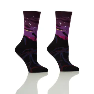 Women's Crew Sock, Stargazer, Yo Sox